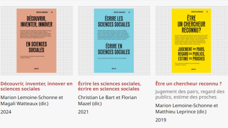 couvertures des trois premiers ouvrages