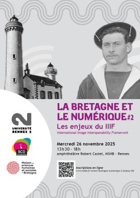 affiche Bretagne et numérique - IIIF - 26 novembre 2025