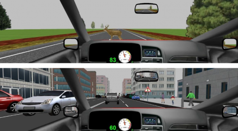 Visuels du logiciel de simulation STISIM Drive® M100WSK