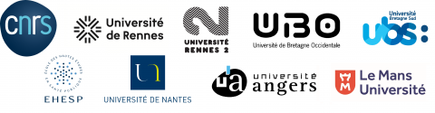Logos CNRS, universités de Rennes, Rennes 2, UBO, UBS, EHESP, universités de Nantes, Angers, Le Mans